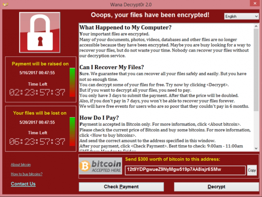 Tips/conceils: WannaCry Ransomeware